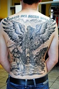 Image result for Angel Tattoos for Men