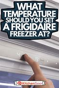 Image result for Frigidaire Upright Freezer Temperature Setting