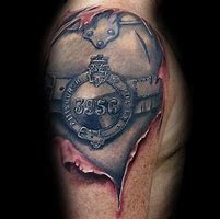Image result for Cool Police Tattoos