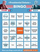Image result for Biden and Trump Debate Bingo Meme