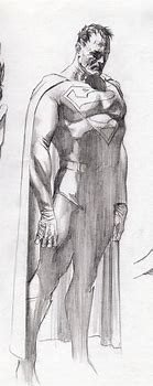 Image result for Superman Alex Ross Sketch