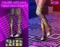 Image result for Gothic Thigh High Boots