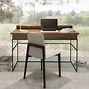 Image result for Mid Century Modern Leather Top Desk
