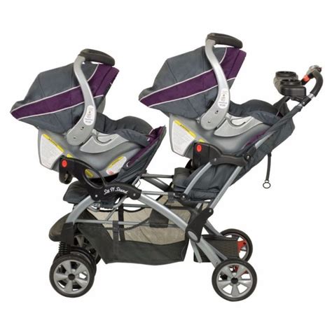 Double, Twin Stroller Travel System with Infant 2 Car Seats – Vick's  