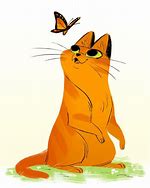 Image result for Spring Cat Cartoon