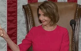 Image result for Nancy Pelosi Blue Dress and Mask