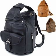 Image result for Leather Backpack Purse for Travel