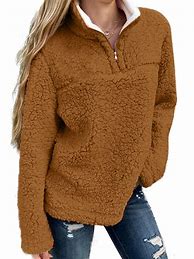 Image result for Women's Fluffy Fleece Jackets