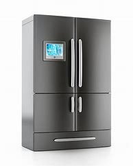 Image result for Steel Modern Refrigerator