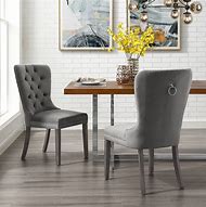Image result for velvet dining chairs
