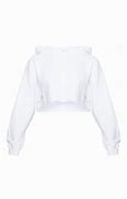 Image result for White High Cropped Hoodie
