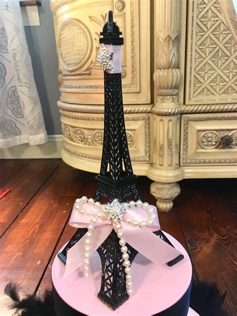 Eiffel tower centerpiece, parisian theme b'day, sweet 16 centerpiece  
