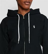 Image result for White and Black Striped Hoodie Polo