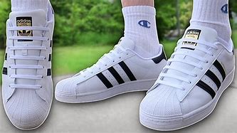 Image result for Adidas All White and Gold Shoes