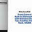 Image result for KDTM604KBS Kitchenaid 24 Inch Top Control Dishwasher With Freeflex Third Rack Printshield Black Stainless Steel