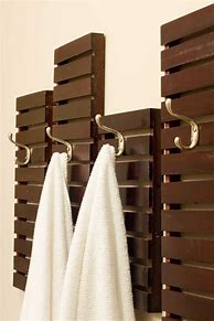 Image result for DIY Towel Rack and Shelves