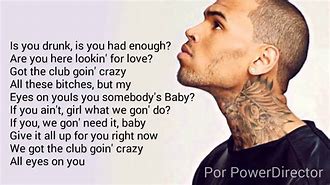 Image result for Chris Brown All Eyes On You