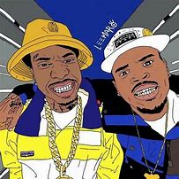Image result for Chris Brown Tyga Art