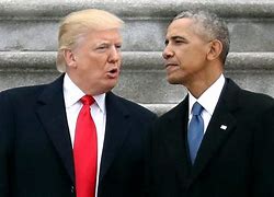 Image result for Trump and Obama Photo