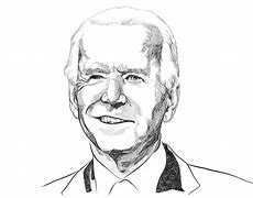 Image result for Joe Biden Line Drawing