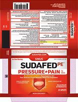 Image result for Sudafed Pe Pressure & Pain Maximum Strength Caplets For Adults- 24Ct (1-3 Units)