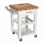 Image result for Small Butcher Block Cart