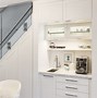 Image result for Shaker Kitchen Gray Base White Wall Cabinets