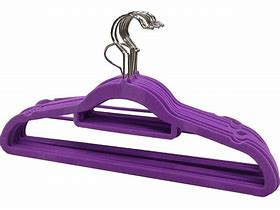 Image result for Flocked Trousers Hangers