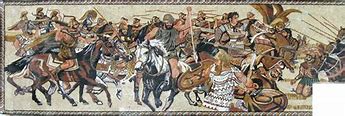 Image result for Ancient Roman Art Mosaic Battle