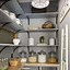 Image result for Open Pantry Shelving