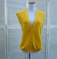 Image result for Yellow Sweater Vest