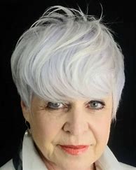 Image result for Hairstyles for White Hair Over 70