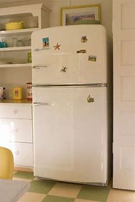 Image result for retro white fridge