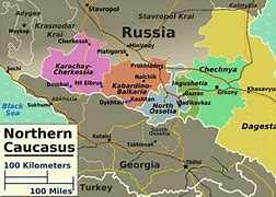 Image result for Chechnya City Map