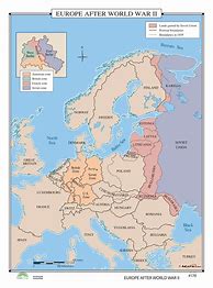 Image result for World Map After WW2