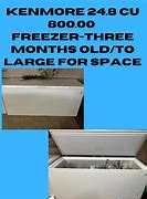 Image result for 13 Cubic Foot Upright Freezer Size Comparison