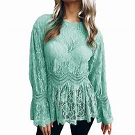 Image result for Green Lace Tops for Women