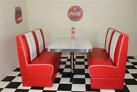Image result for 50s Diner Table and Chairs