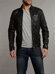 Image result for Diesel Leather Jacket Men