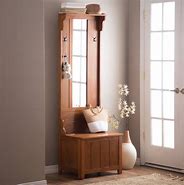 Image result for Coat Rack with Bench and Mirror