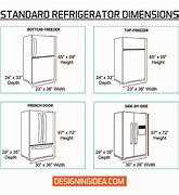 Image result for Refrigerator Size Guide