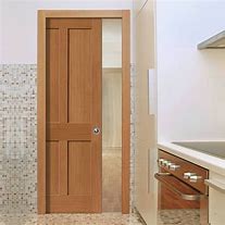 Image result for Single Sliding Pocket Doors