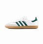 Image result for adidas samba green leather
