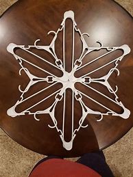 Image result for Snow Flakes Made From White Coat Hangers