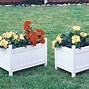 Image result for Building a Planter Box From Vinyl Flooring