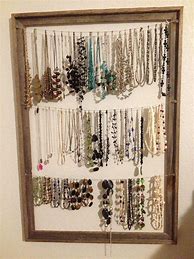 Image result for DIY Jewelry Organizer for Wall