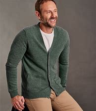 Image result for Haband Men's Fleece Cardigan, Grey, Size L