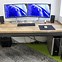Image result for Wood and Metal Desk for Schools