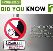 Image result for Singapore Gum Law