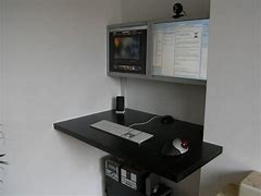 Image result for Small Corner Floating Desk
